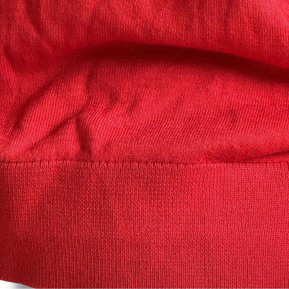 LOFT Vibrant Vermillion Women's Button Up Cardigan Thin Sweater Sz L - Picture 7 of 11